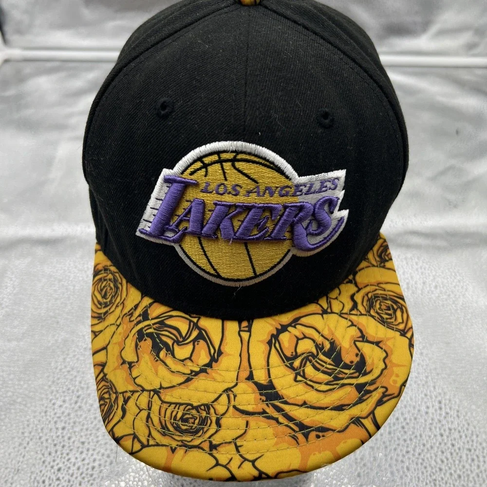 New Era Los Angeles Lakers Hardwood Classics Crown And Rose  Hat